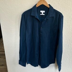 Men's Calvin Klein Slim Fit Check Dress Shirt Size L